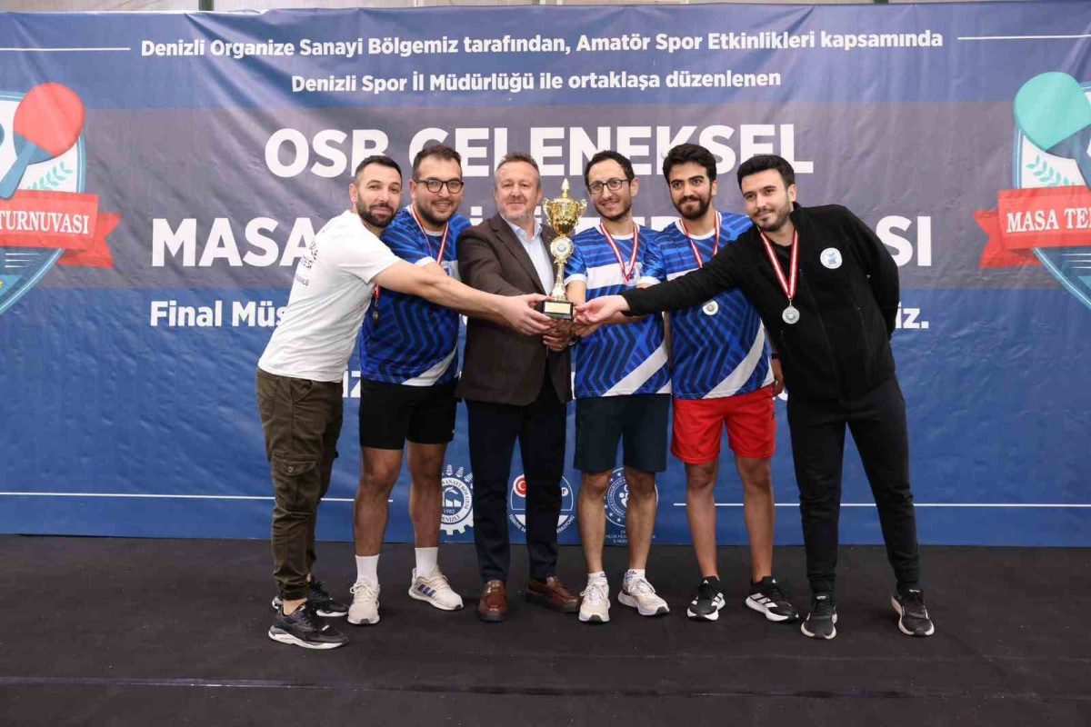 Denizli OSB 7. Masa Tenisi Turnuvası şampiyonu belli oldu - Foto 4