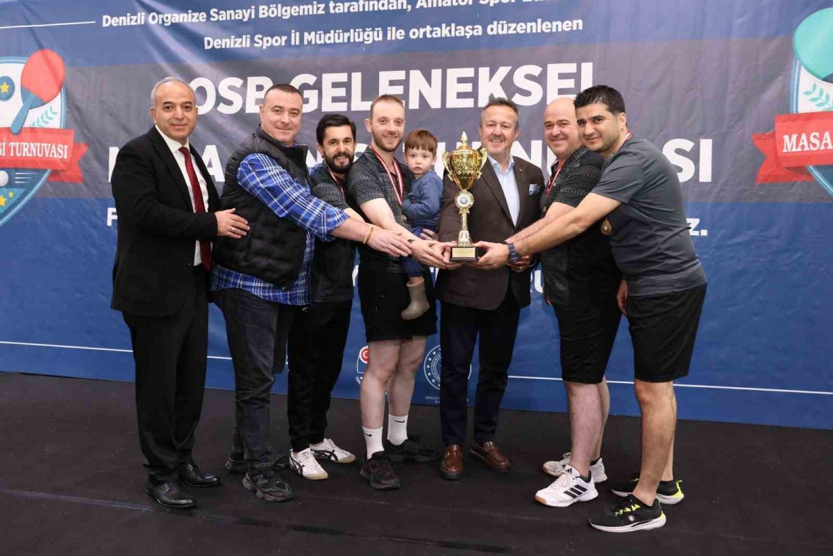 Denizli OSB 7. Masa Tenisi Turnuvası şampiyonu belli oldu - Foto 5