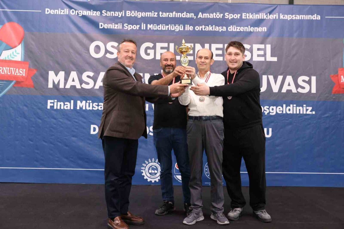 Denizli OSB 7. Masa Tenisi Turnuvası şampiyonu belli oldu - Foto 6