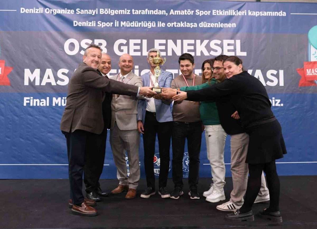 Denizli OSB 7. Masa Tenisi Turnuvası şampiyonu belli oldu - Foto 7