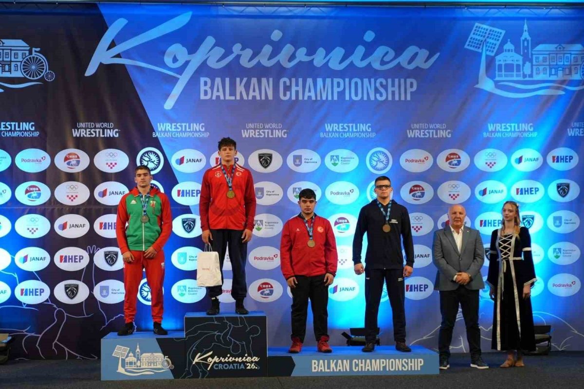 Denizlili güreşçiler Balkanları fethetti - Foto 4