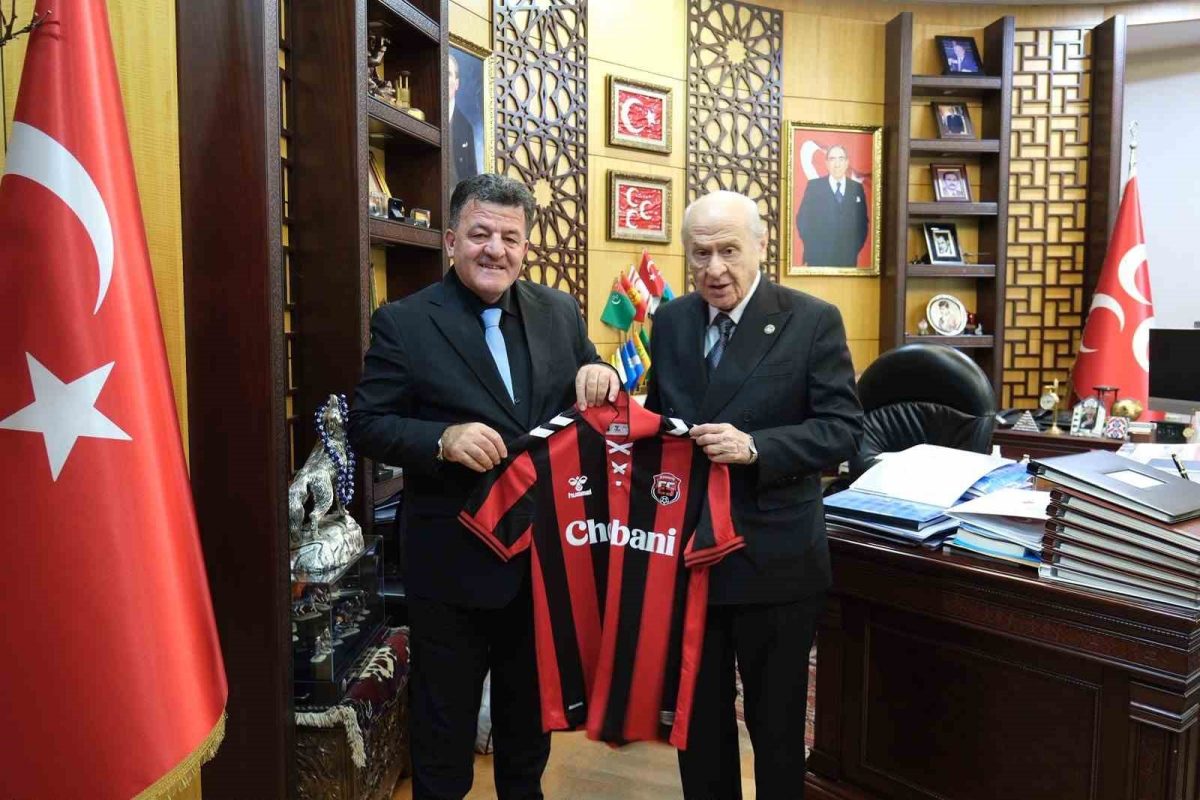 Erzincanspor yönetiminden MHP Genel Başkanı Bahçeli’ye ziyaret
