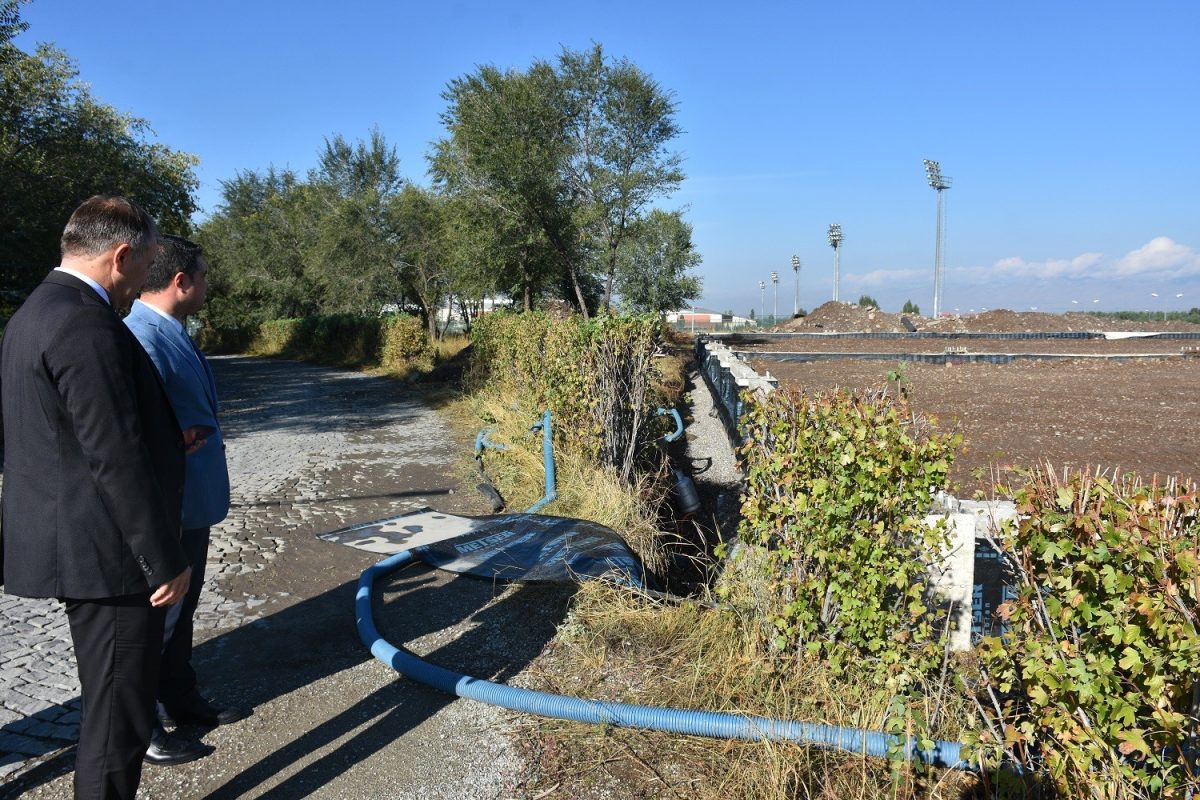 Erzurum GSİM’de dört koldan inşaat çalışması - Foto 3