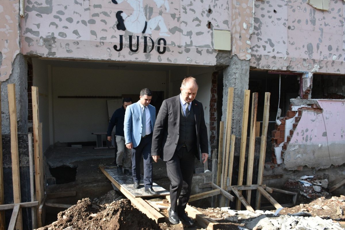 Erzurum GSİM’de dört koldan inşaat çalışması - Foto 6