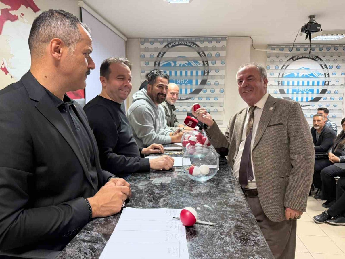 Kayseri U14 Ligi fikstür çekimi yapıldı