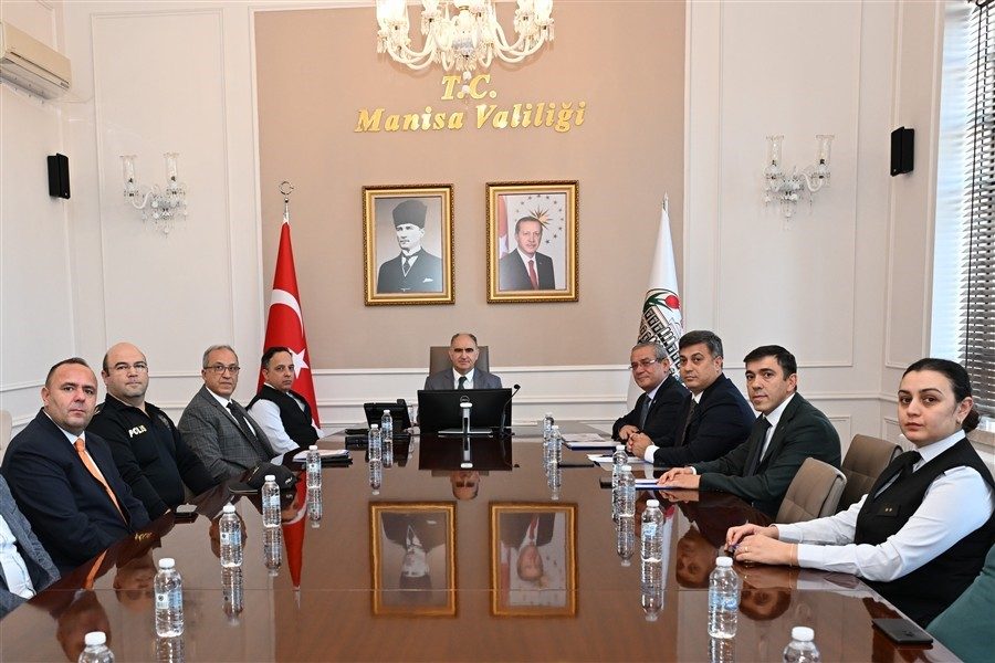 Manisa’da spor müsabakaları için güvenlik zirvesi - Foto 3