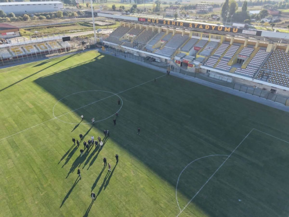 Muş Şehir Stadı’na 88 milyon 500 bin TL’lik yatırım