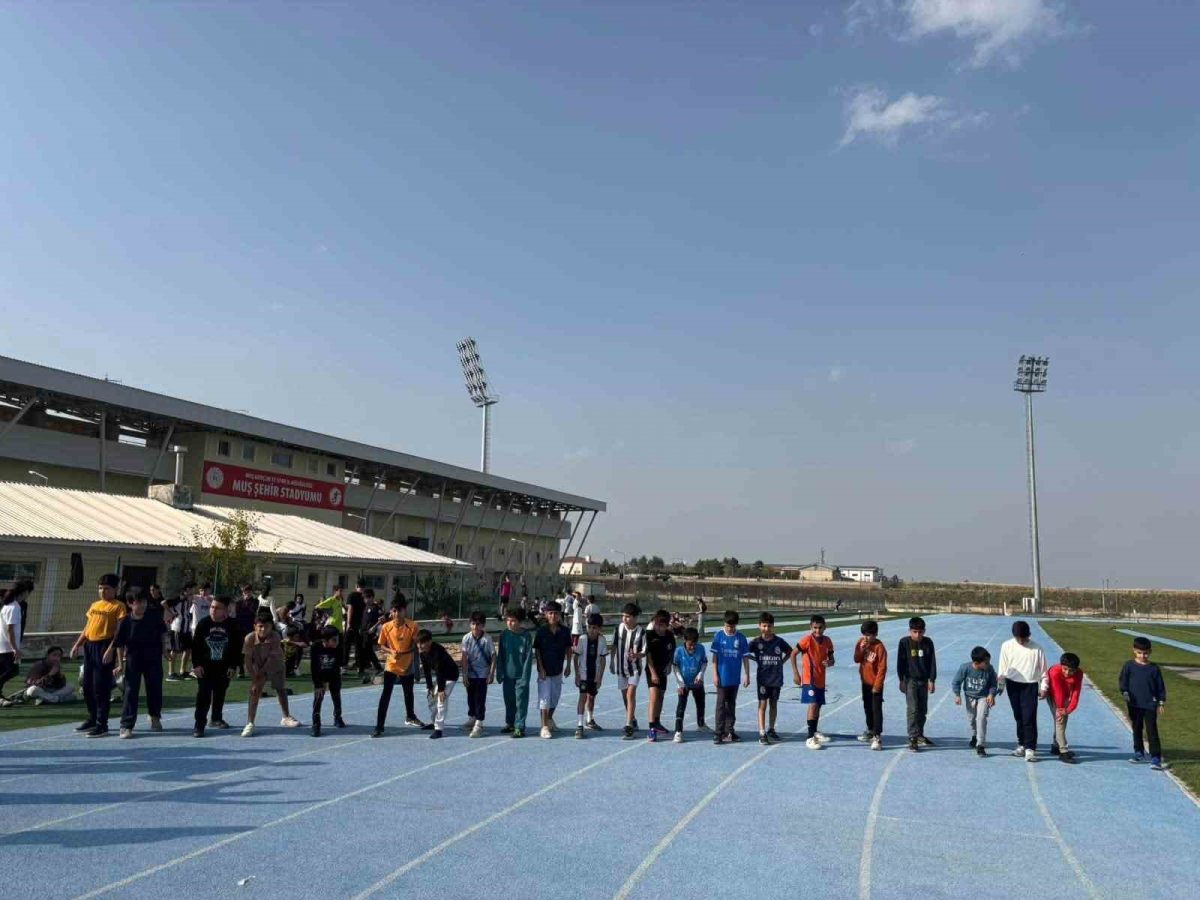 Muş’ta geleceğin milli atletleri yetiştiriliyor