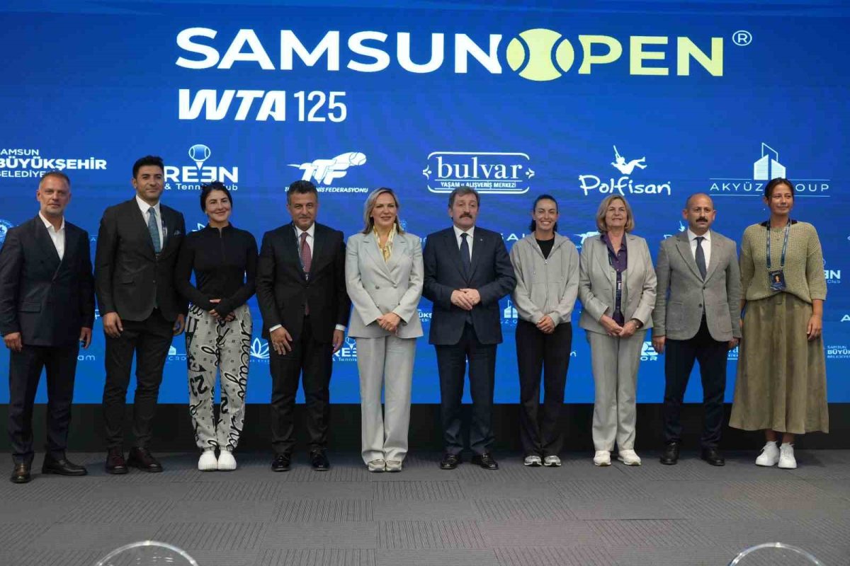 Samsun Open WTA 125 Uluslararası Kadınlar Tenis Turnuvası başladı