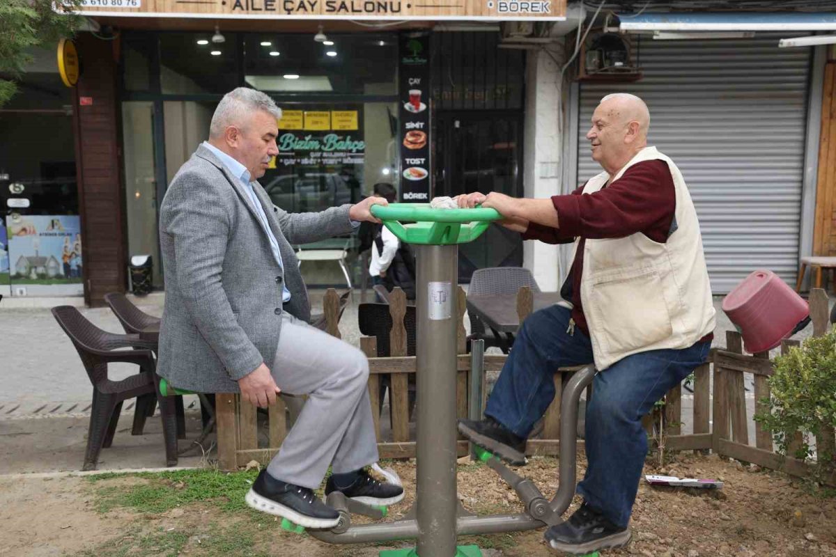 Şehzadeler’de mahallelinin spor aleti talebi karşılık buldu