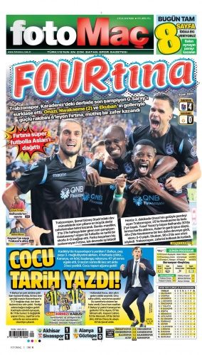 SPORUN MANŞETLERİ (2 EYLÜL 2018) - Foto 13