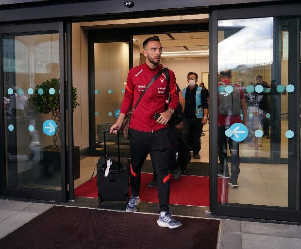 A Milli Futbol Takımı kafilesi İstanbul’a geldi