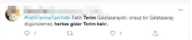 Fatih Terim'e destek mesajı yağdı