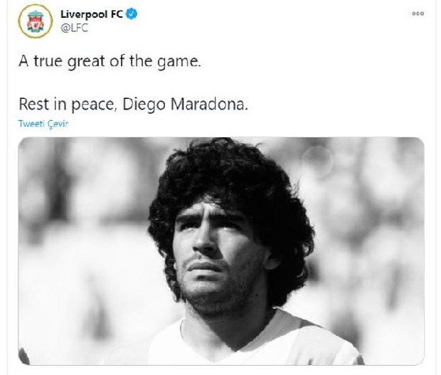 Futbol dünyası Maradona'nın vefatıyla yasa boğuldu!