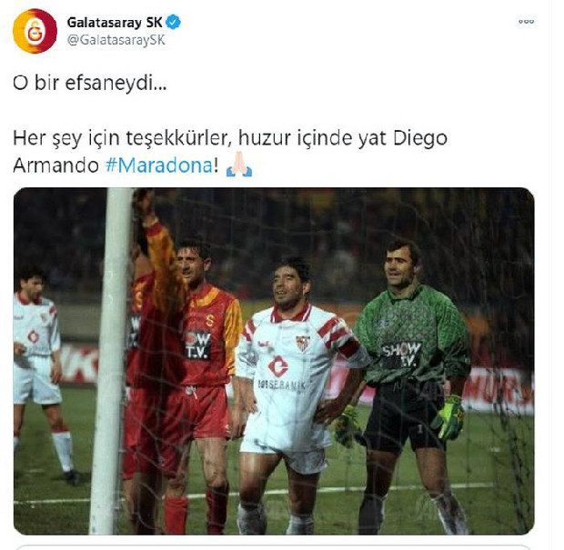 Futbol dünyası Maradona'nın vefatıyla yasa boğuldu!