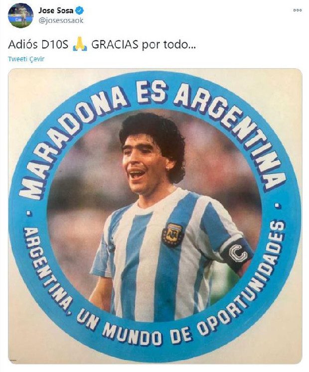 Futbol dünyası Maradona'nın vefatıyla yasa boğuldu!