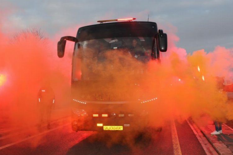 Galatasaray kafilesine Sivas’ta