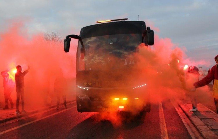 Galatasaray kafilesine Sivas’ta