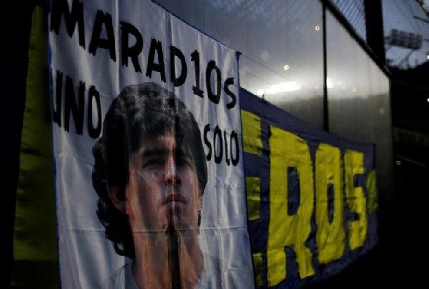 Maradona sevgisi duvarlara böyle yansımıştı