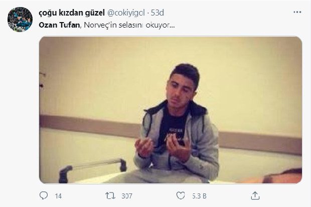 "Dur kızım Haaland imza istiyor..."