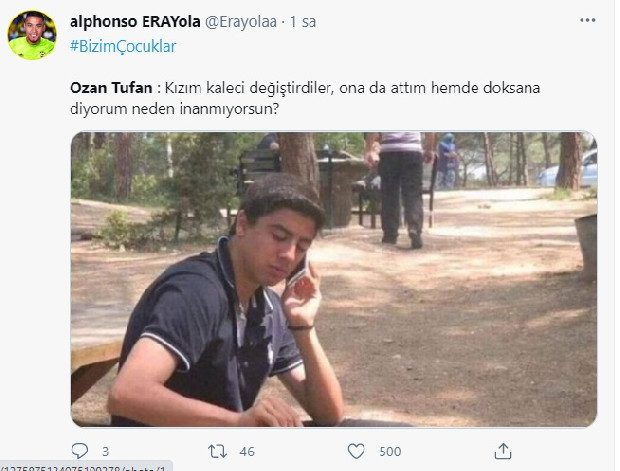"Dur kızım Haaland imza istiyor..."