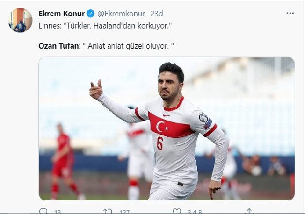 "Dur kızım Haaland imza istiyor..."