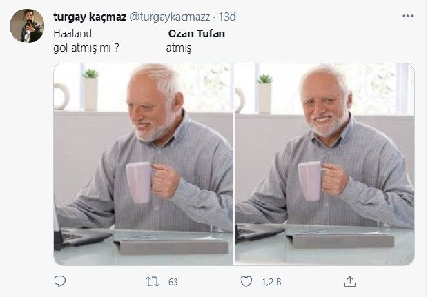 "Dur kızım Haaland imza istiyor..."