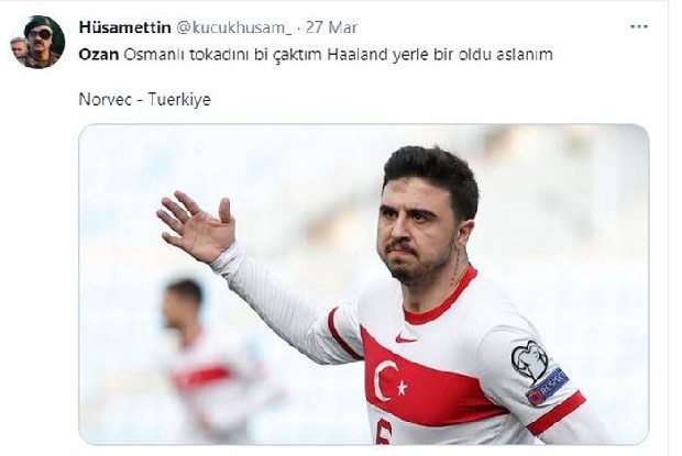 "Dur kızım Haaland imza istiyor..."
