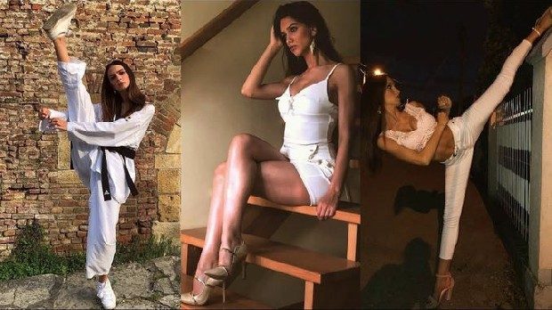 Tekvandocu Sara Damnjanovic Instagram'ı sallıyor!