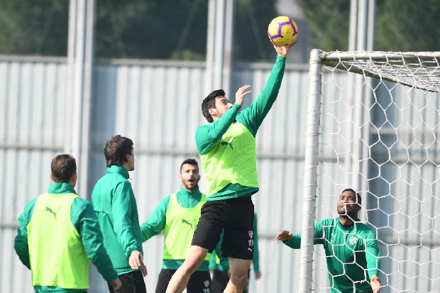 Bursaspor'dan keyifli idman