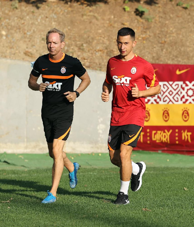 Morutan, Galatasaray ile ilk antrenmanına çıktı