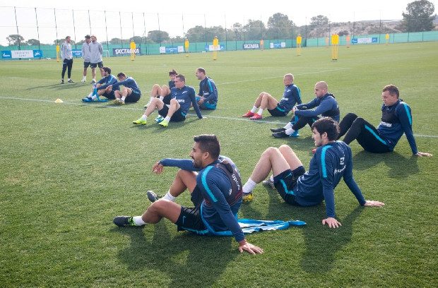 Zenit'in Fenerbahçe maçı öncesi son Antremanı