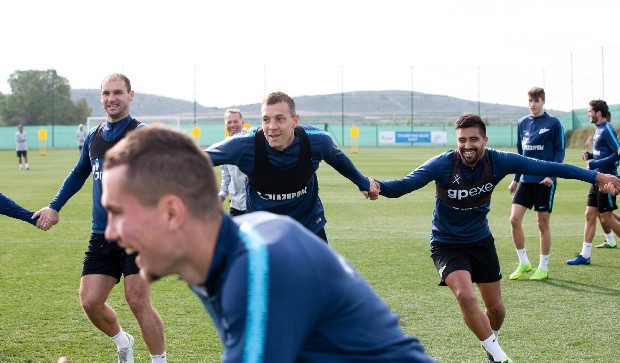 Zenit'in Fenerbahçe maçı öncesi son Antremanı