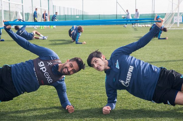 Zenit'in Fenerbahçe maçı öncesi son Antremanı