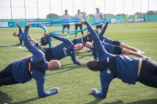Zenit'in Fenerbahçe maçı öncesi son Antremanı