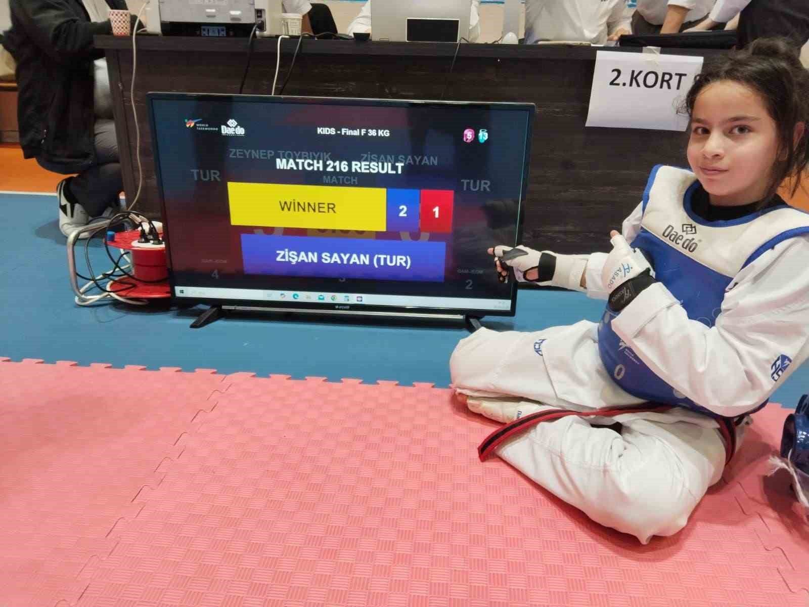 10 yaşında Kayseri şampiyonu oldu