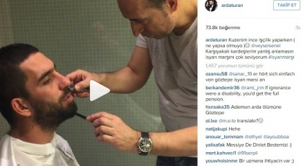 Arda Turan’dan Göztepe marşı!