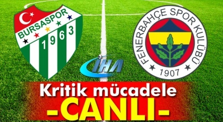 Bursaspor 1-1 Fenerbahçe Maç Sonucu | Fb Bursa Maçı Geniş özeti Ve Golleri Canlı Izle!