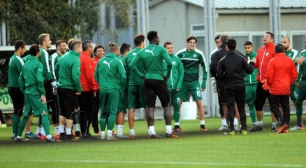 Bursaspor’da Batalla Takımla çalıştı!
