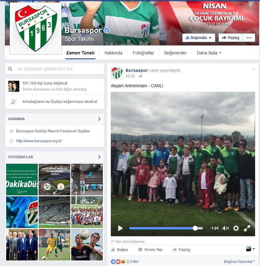 Bursaspor’dan Türkiye’de Bir İlk!
