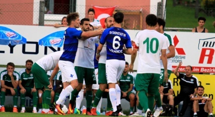 Darmstadt 98 – Bursaspor Maçında Kavga!
