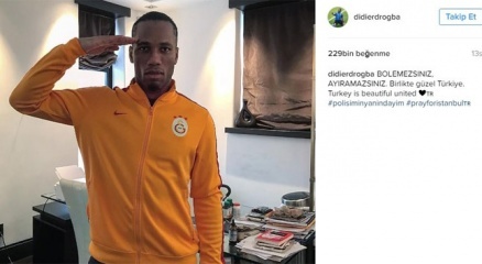 Drogba’dan Teröre Tepki!