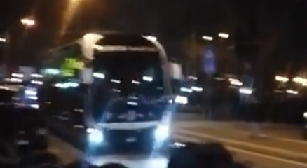 Juventus otobüsüne saldırı!