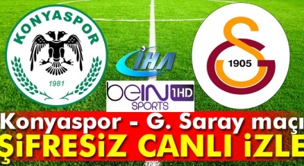 Konyaspor Galatasaray Maçı şifresiz Lİg Tv / Beinsports Izle (galata Konya)!