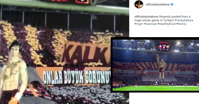 Rocky, ‘Galatasaray’ın hazırladığı Koreografi’yi paylaştı