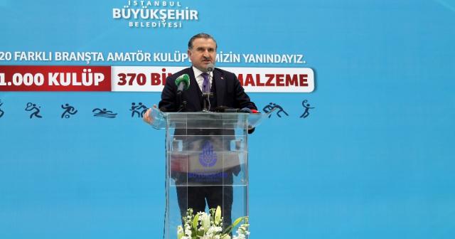 13 bin amatör spor kulübüne 35 milyon TL destek
