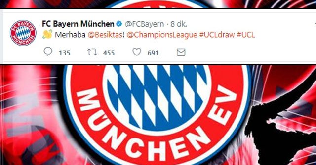 Bayern Münih'ten Beşiktaş'a “Merhaba“
