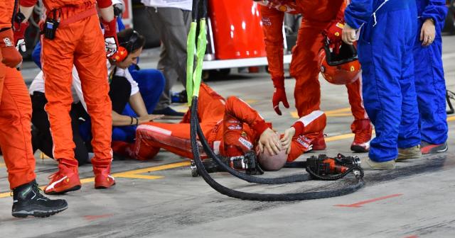 Raikkonen mekanikerin bacağını ezdi