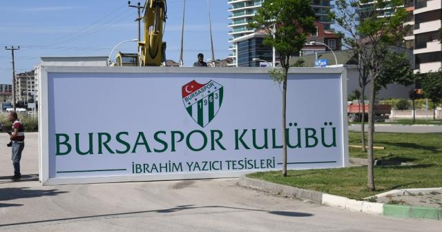 Bursaspor’un tesislerinin adı değiştirildi