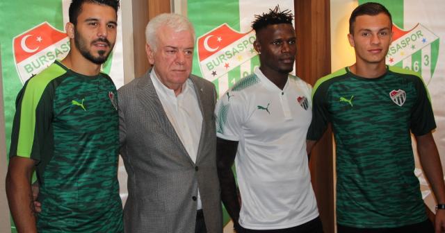 Bursaspor 3 futbolcuyu kadrosuna kattı